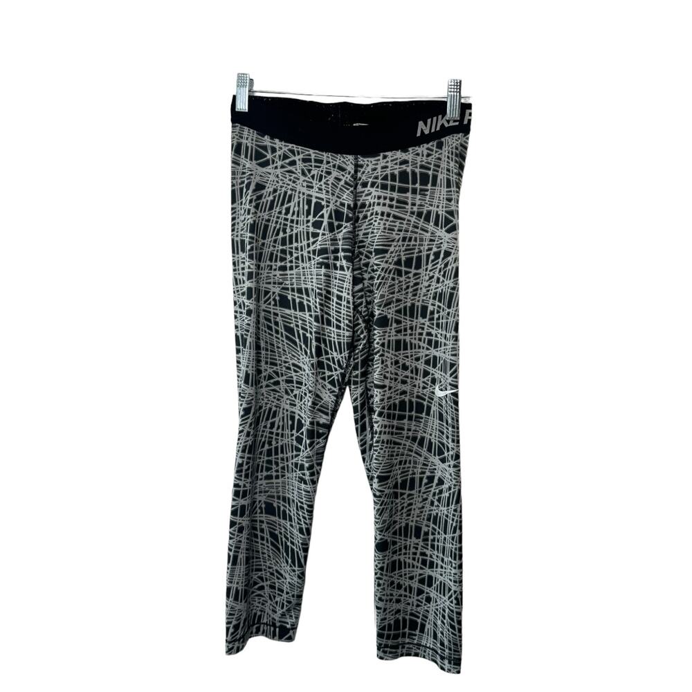 Nike Dri-FIT Pro Cool Tracer Training Capris Black 812063-010 Women's Medium